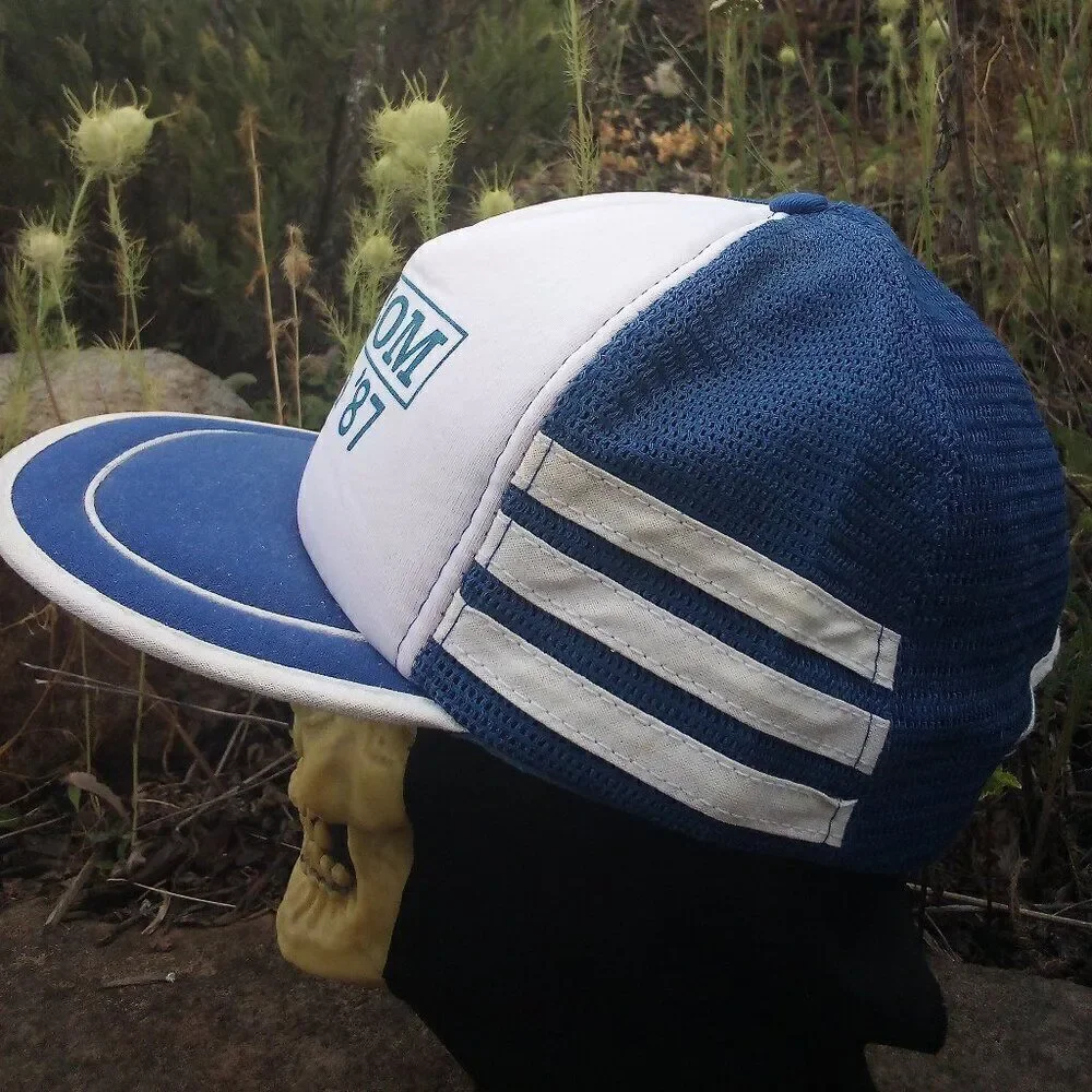 Deadstock Vintage ICOM Atlanta 1987 3 Stripe Trucker Hat
